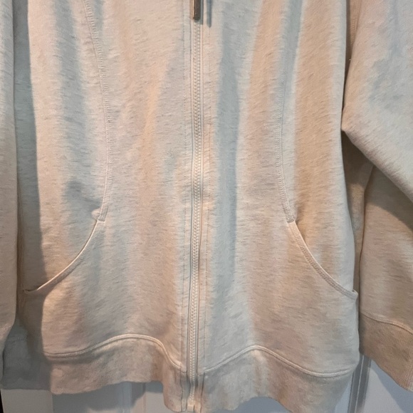 ~Style & Co.~ Light Beige Zip-Up Hoodie - Picture 2 of 7